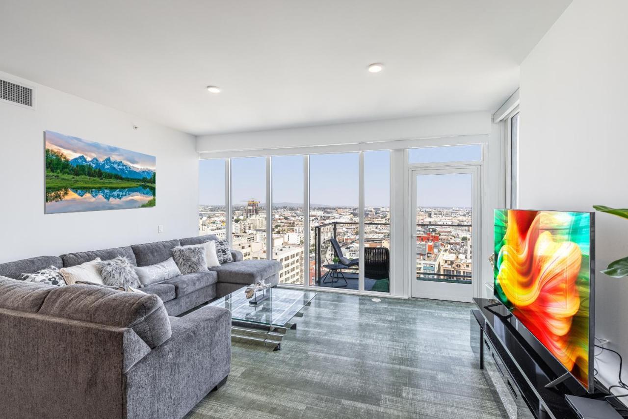 Top Floor High Rise 3 Bed Dtla Skyscraper Penthouse Los Angeles Exterior foto