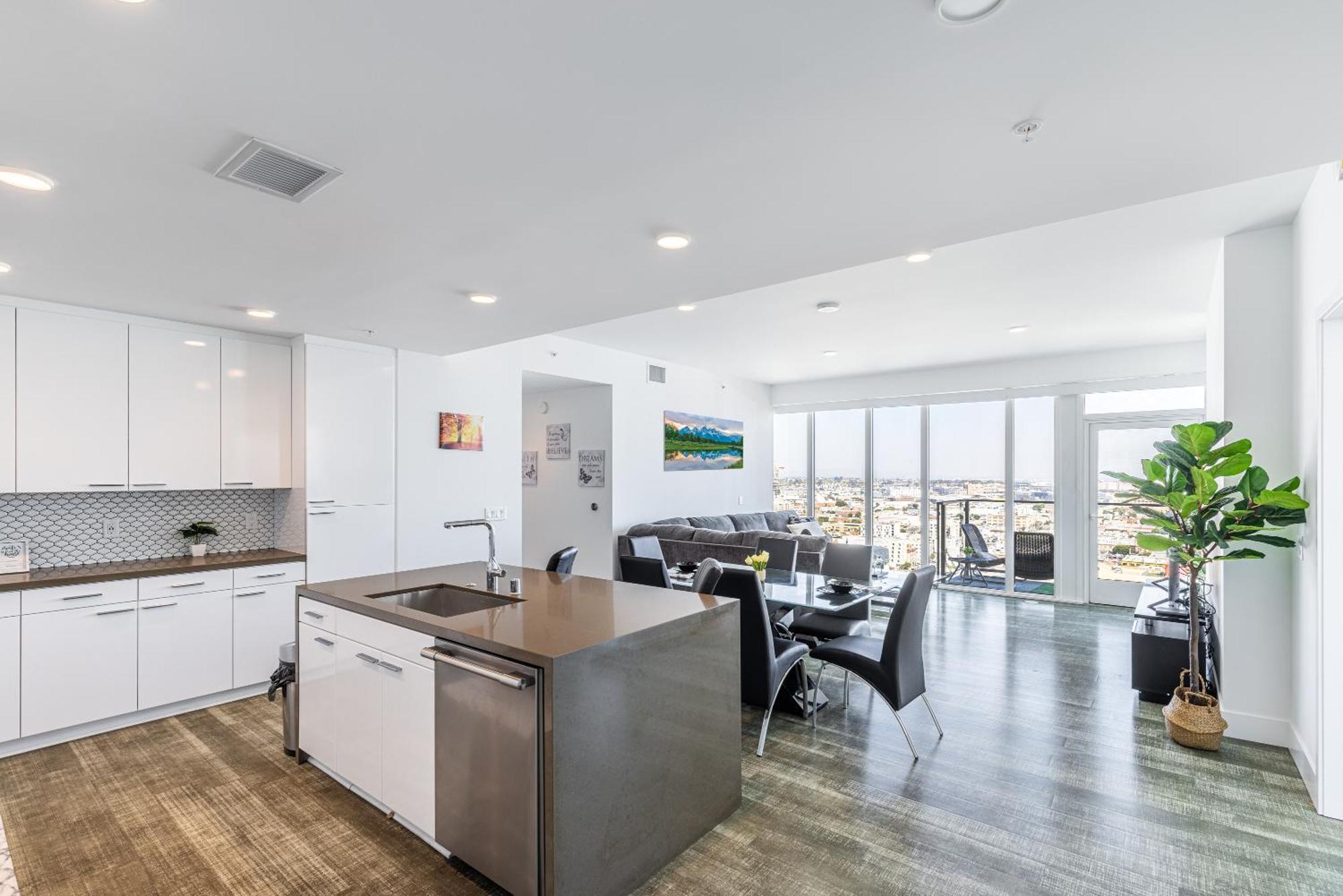 Top Floor High Rise 3 Bed Dtla Skyscraper Penthouse Los Angeles Exterior foto